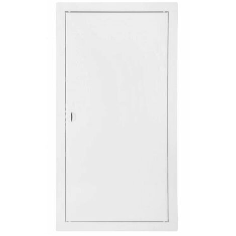 JARDIBRICODECO Trappe de visite Porte d'inspection en métal 300x500 blanc brillant