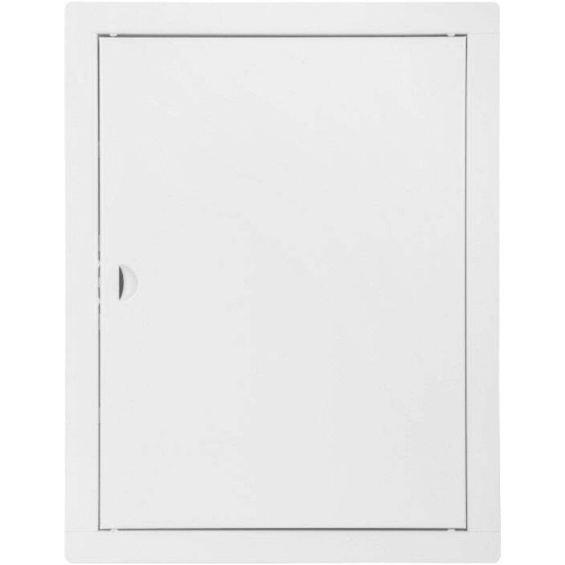 Jardibricodeco - Trappe de visite Porte d'inspection en métal, blanche, 40x50 cm