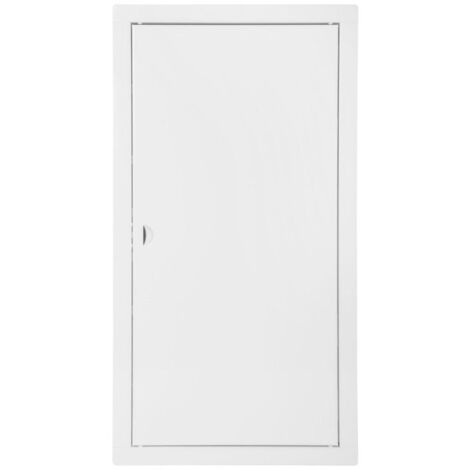 JARDIBRICODECO Trappe de visite Porte d'inspection placo en métal, blanche, 30x60