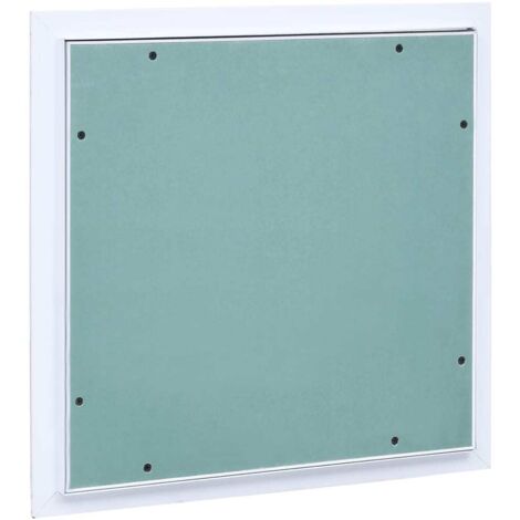 Trappe de visite,panneau d'inspection,Panneau d'accès Cadre en aluminium plaque de plâtre 300x300 mm -17000