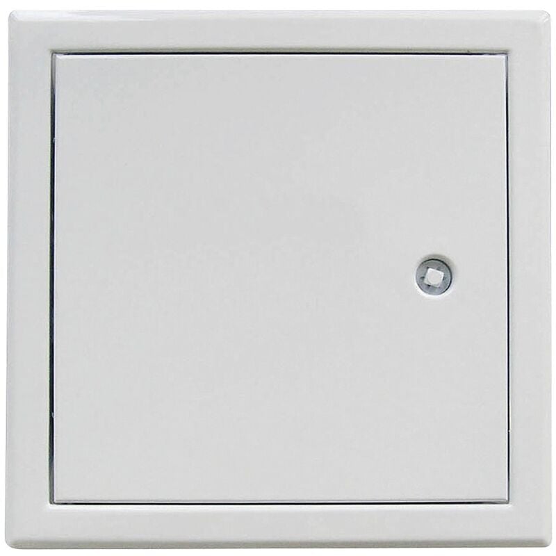 Trappe de visite hq laquée blanche Semin 200 mm x 200 mm - fermeture carrée - pour murs et plafonds