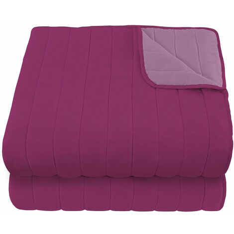 Trapuntino Doubleface Matrimoniale 100gr Lilla/Fuxia