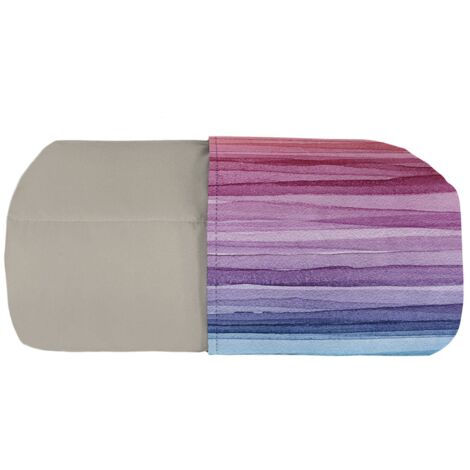 Trapuntino Estivo Matrimoniale in Microfibra 100 gr con Stampa Rainbow Basic