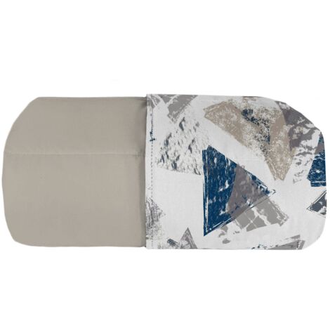 Trapuntino Singolo 100gr con Stampa in Microfibra Urban Blu