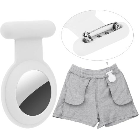 Traqueur GPS caché Airtag, Airtag pour Enfants, Personnes âgées, Animaux de Compagnie, vêtements, Plus sûr Que la Montre Airtag, Le Porte-clés Airtag et Le Collier Airtag. (Bleu-Blanc)