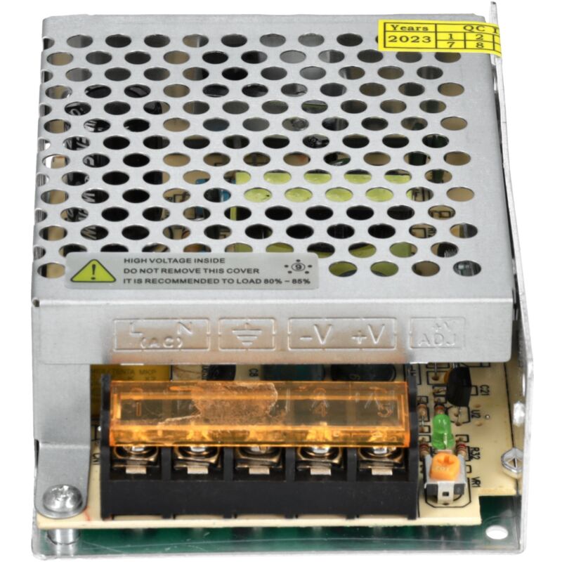 

Transformador 12VDC 5A-60W de interior IP20 para cámaras de vigilancia equipos GSM videograbadores tiras led - Jandei
