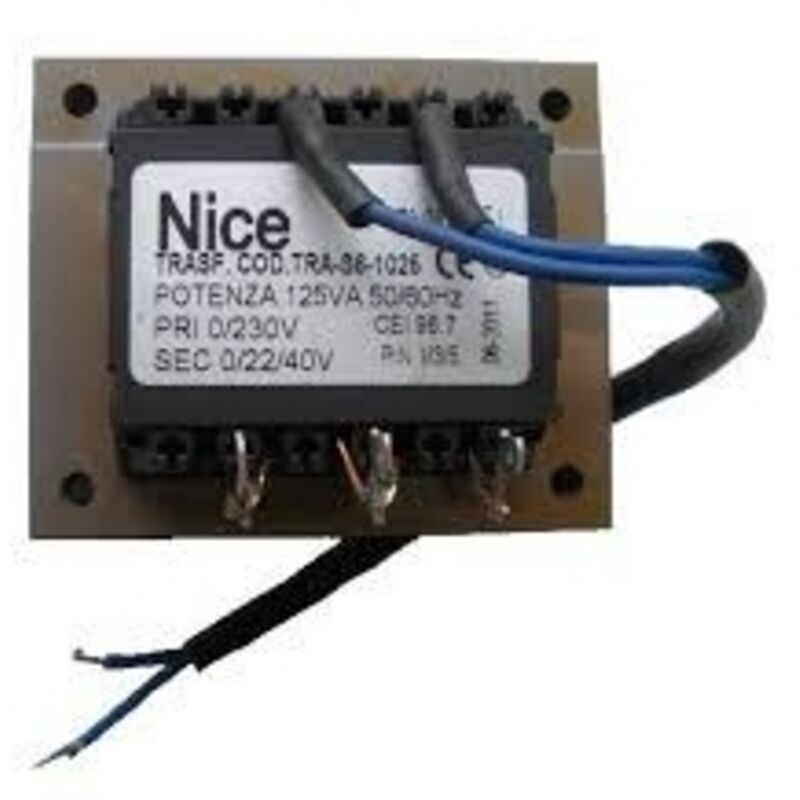 TRA-S6.1025 Transformateur 230V 22V 40V 125Va shel spido GD1 GD1N Pièce de rechange Nice TRA-S6.1025