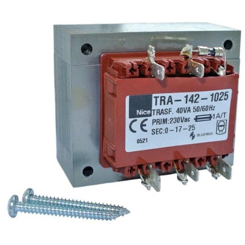 TRA142.1025 Transformateur 230V 22V 30Va f. Prim. 1A run Pièce de rechange d'origine Nice TRA142.1025