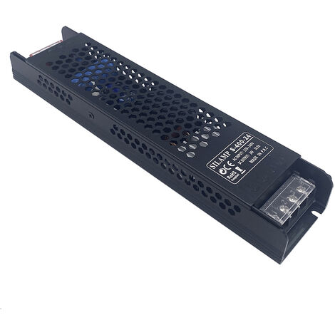 Trasformatore 24V DC 400W 16.5A IP20 per lampade strisce led 24V Y7-400W