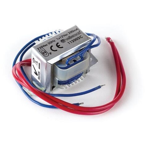 TRASFORMATORE A QUADRO APERTO 2,4 VA 1 x 12 V 200 mA max.
