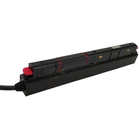 Trasformatore alimentatore 100W 200W 300W 48V a scomparsa incasso per binario magnetico nero 100w
