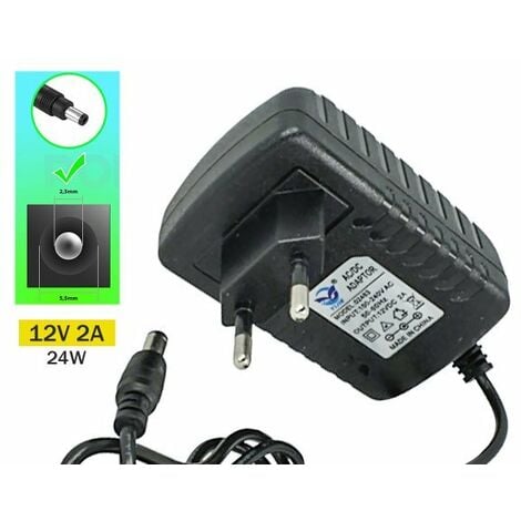 Alimentatore stabilizzato per telecamere e LED 220V 12V 2A di picco –  switching – Sikurit Technology Solutions