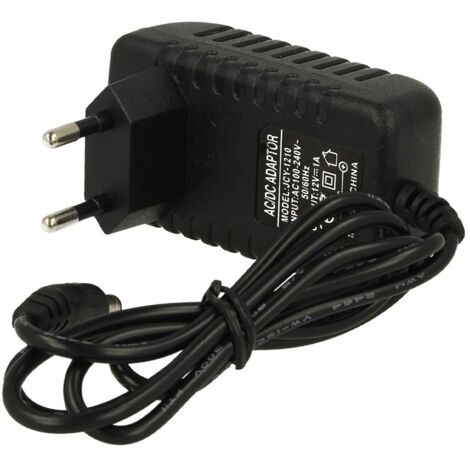 Trasformatore Alimentatore con Spina AC/DC 12V 1A