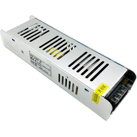 Trasformatore LED 150W 12v DC per striscia lampadine 12.5A KSR-150W-12V