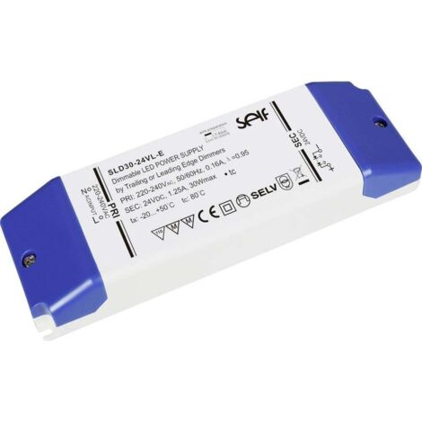 Trasformatore LED Self Electronics SLD30-24VL-E grigio 30 W