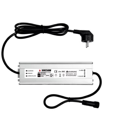 Trasformatore Opzionale con Spina Europea IP44 (CEE7/4), uscita 36V DC per decorazioni -150 Watt