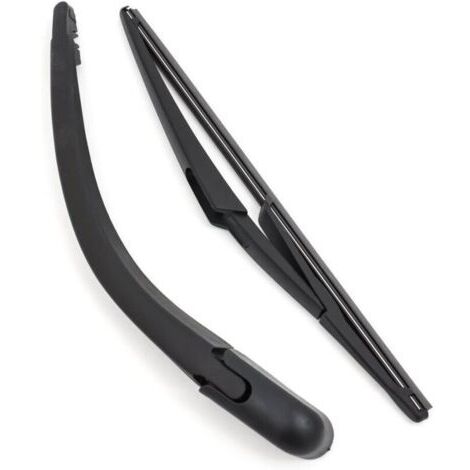 Traslación del limpiaparabrisas trasero, brazo del limpiaparabrisas para el limpiaparabrisas trasero incluyendo la hoja limpia y la tira de goma, set para Peugeot 107, Citroën C1/Toyota Aygo