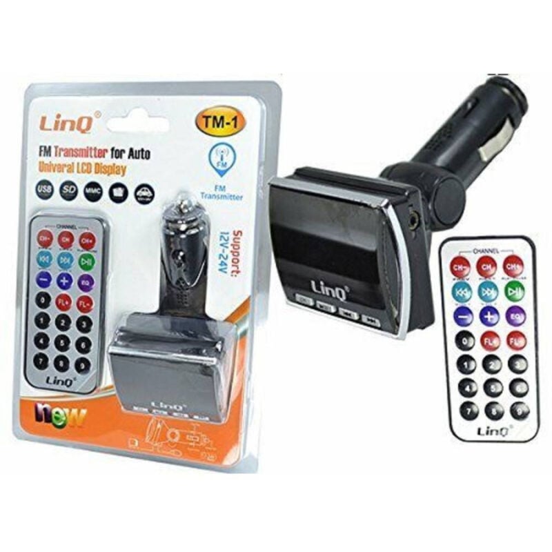 Image of Trade Shop Traesio - Trade Shop - linq TM-1 auto bluetooth fm-sender MP3 usb sd/mmc-player -