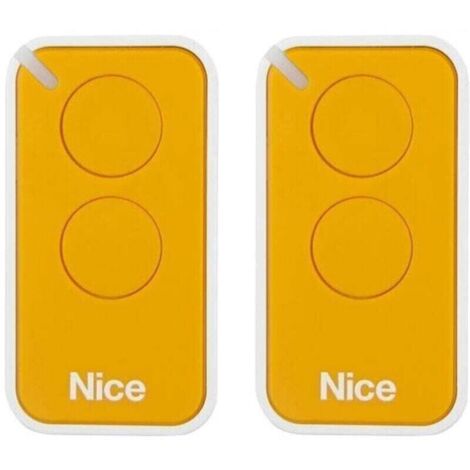 Trasmettitore Nice Era Inti, 2 canali, 2 pezzi, giallo