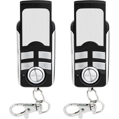 Trasmettitore portatile Bisecur 868 MHz compatibile con i telecomandi per porte da garage Hormann BS HSE1/HSE2/HSE4/HSE5-868-BS, HS1/HS4/HS5-868-BS, HSS4-868-BS, HSD2-868-BS, HSP4-868-BS, confezione d