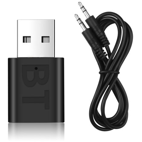 Trasmettitore ricevitore audio Bluetooth 5.0 2 in 1 per auto, adattatore Bluetooth per computer, unità gratuita