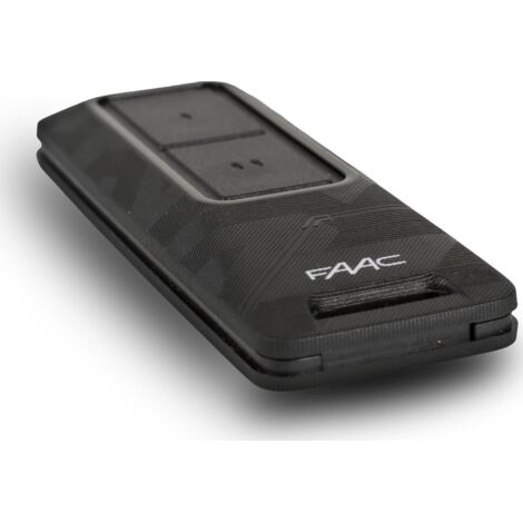 Trasmittente Telecomando Radiocomando 2 Canali Nero FAAC XT2 FDS 787017 433 868 Mhz