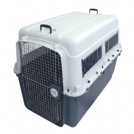 Trasportino con foro per sigillo e fissaggioe chiusura verticale per cani modello Vagabond Giant