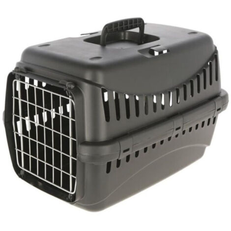 Trasportino - KERBL - Expedion eco - 45 x 30 x 30 cm - Nero - Per cane e gatto