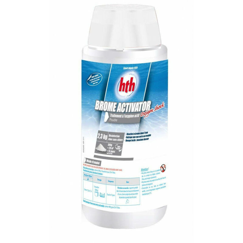 

Tratamiento de choque sin cloro - Activador de bromo HTH OXYGEN SHOCK - 2,3 kg