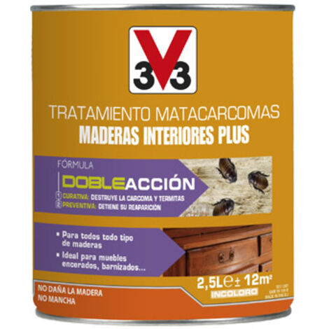 TRATAMIENTO MATACARCOMAS MADERAS INTERIOR PLUS