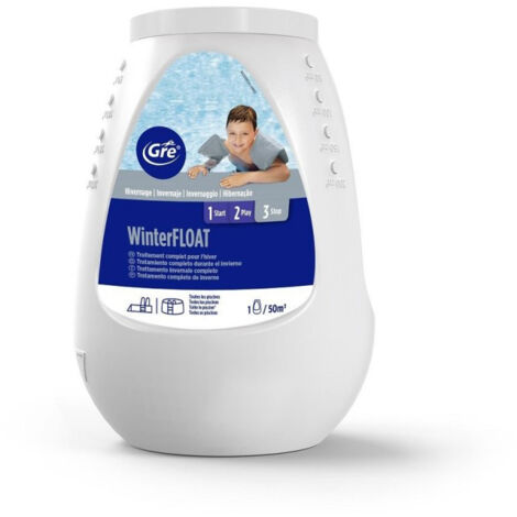 Tratamiento para piscina gre-pools 76080L prevención algas invierno 1.75kg