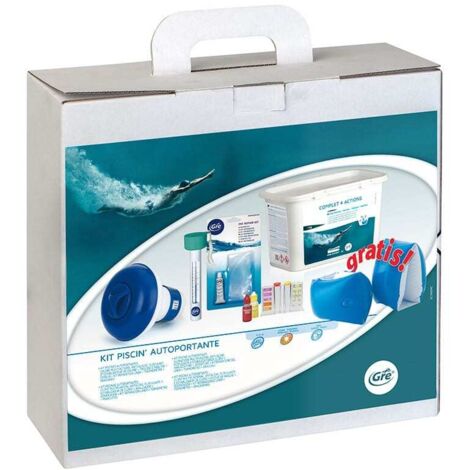 Tratamiento piscina gre-pools kit 5-15 m³ completo
