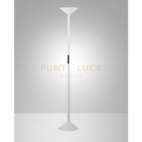 TRATTO LAMPADA DA TERRA BIANCA A LED CCT 2700K - 3200K - 4000K- 50W - 4000 lm DIMMERABILE