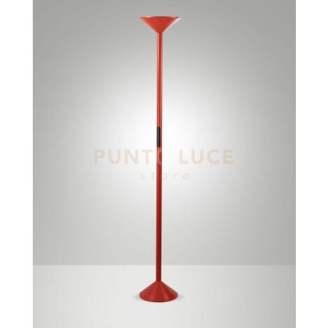 TRATTO LAMPADA DA TERRA ROSSA A LED CCT 2700K - 3200K - 4000K- 50W - 4000 lm DIMMERABILE