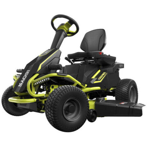 trattorino tagliaerba a batteria ryobi "rm480e" taglio 96 cm 48v 100ah
