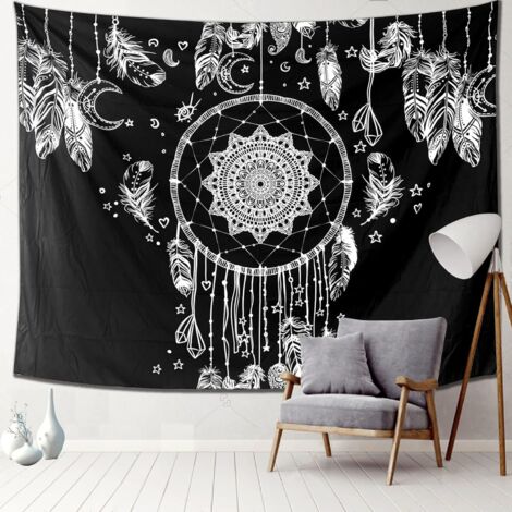 Traumfänger, 200 cm x 150 cm Mandala-Wandteppich, Galaxie-Wandteppich