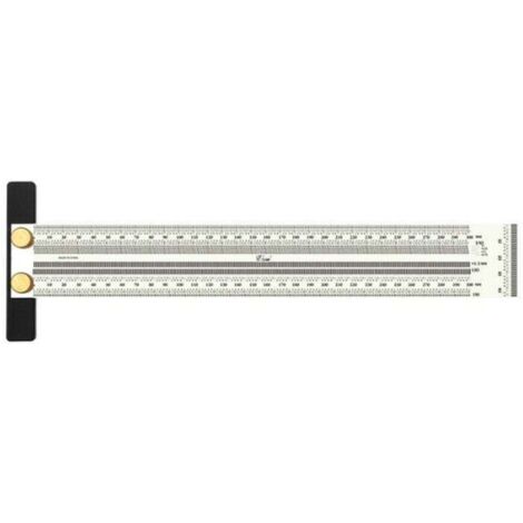 Travail du bois Scribe Type T Règle Trou Règle de perçage Outil de mesure DIY Outil de mesure (300 mm de type T)