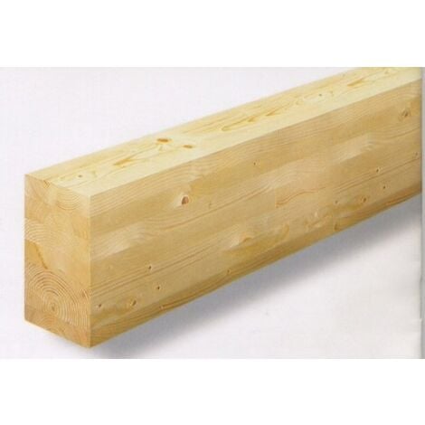 Trave in legno lamellare  10 x 20 x H 300 cm