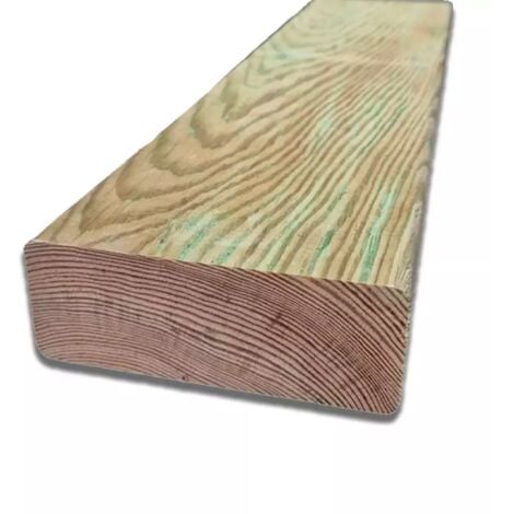 Trave in legno massello da 200 cm, sezione 4,5x12 cm, Impregnata