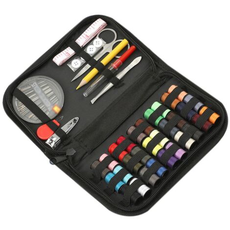 Travel Sewing Box Set Needle Knitting Tool Craft Scissors Christmas