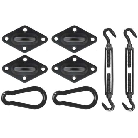 Travellife Befestigungskit Rechteck schwarz