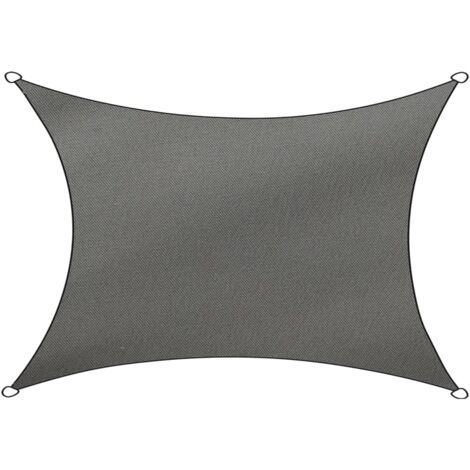 Travellife Vela de sombra rectangular gris 3x4 m
