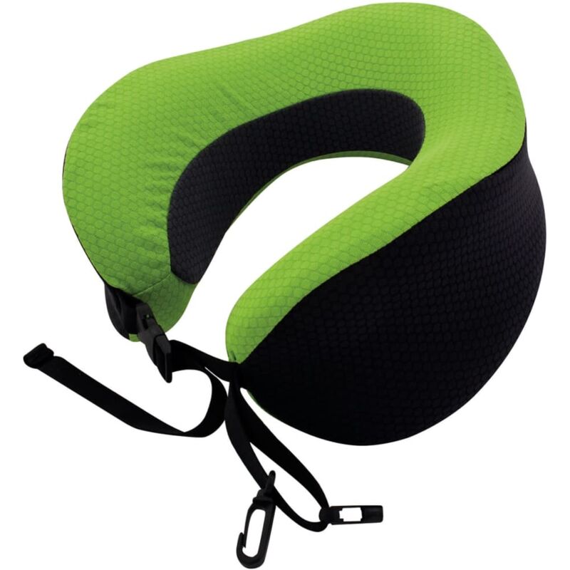 

Almohada cervical plegable viscoelástica verde y negra - Verde - Travelsafe