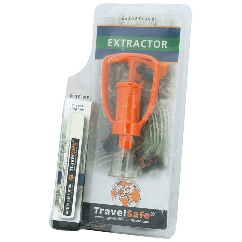 

Extractor de veneno y loción calmante de picaduras - Naranja - Travelsafe