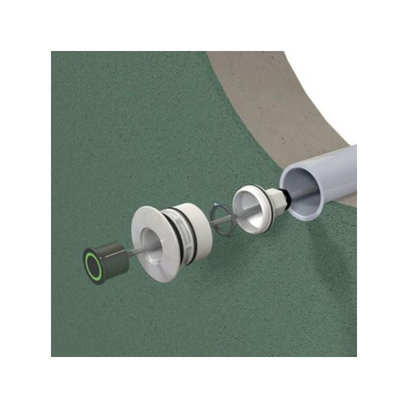 Traversée de paroi pour bouton Piezo Inox Ccei Bouton Piezo