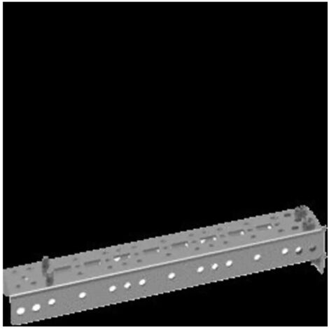 Traverse perforée en C, quadro.evo L275 - HAGER UC275FU