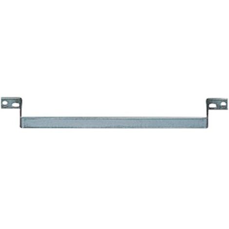 Traverse support pour univers N-T 12x2mm 1 travée 250mm pour barrette avec socle HAGER UT91A