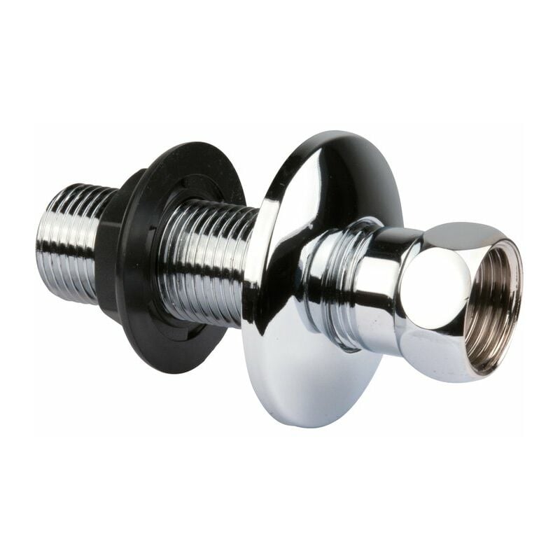 Traversée de cloison écrou tournant à plateau - 75 mm - mf 1/2' Watts industries