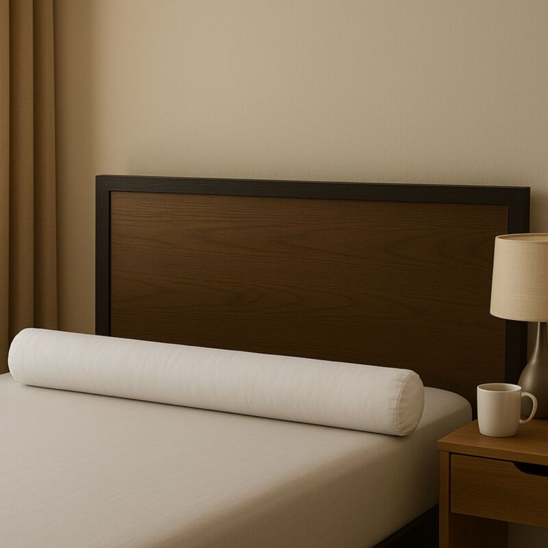 Someo - Traversin anti-acariens enveloppe 100% coton 90