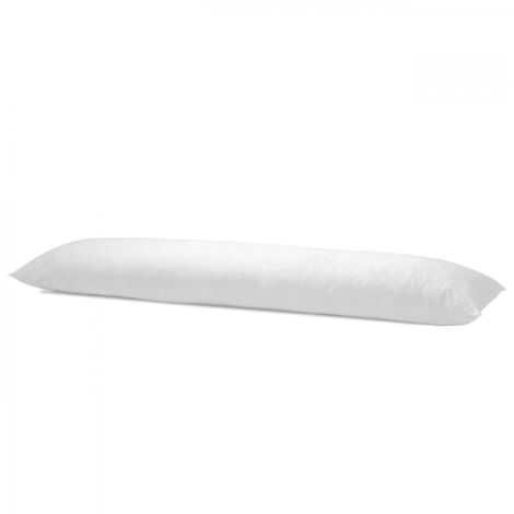 Traversin mémoire de forme plat 140 cm – Garnissage mousse viscoélastique et fibres siliconées – Confort ergonomique – Lavable en machine – Bleu Calin